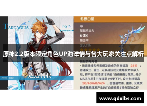 原神2.2版本限定角色UP池详情与各大玩家关注点解析